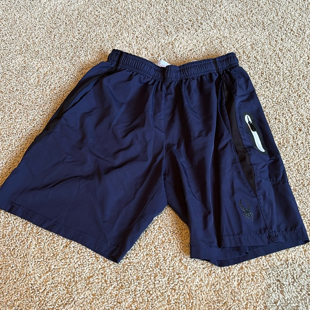Men’s athletic shorts, size small. Spyder brand.
